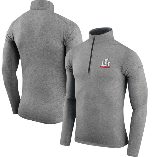 Super Bowl LI Nike Element Quarter-Zip Jacket - Gray